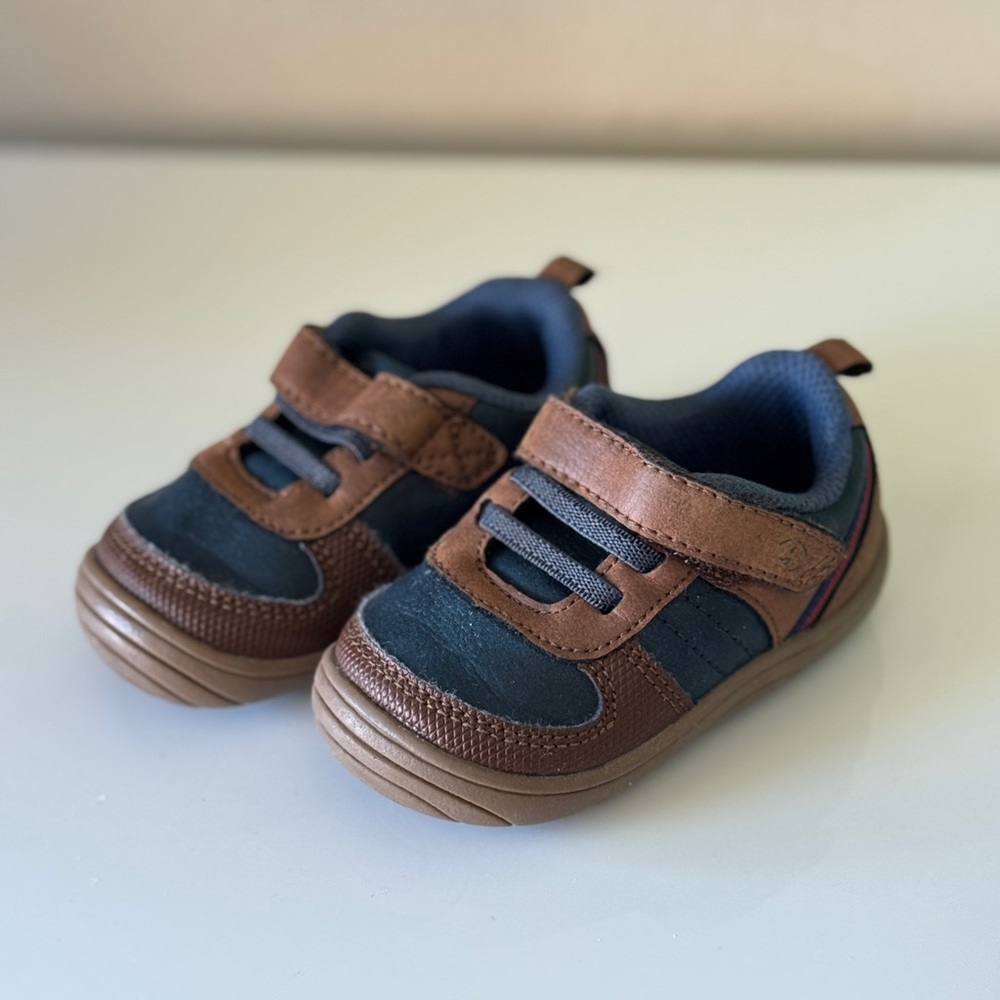 Stride Rite Brown & Black Baby Walkers